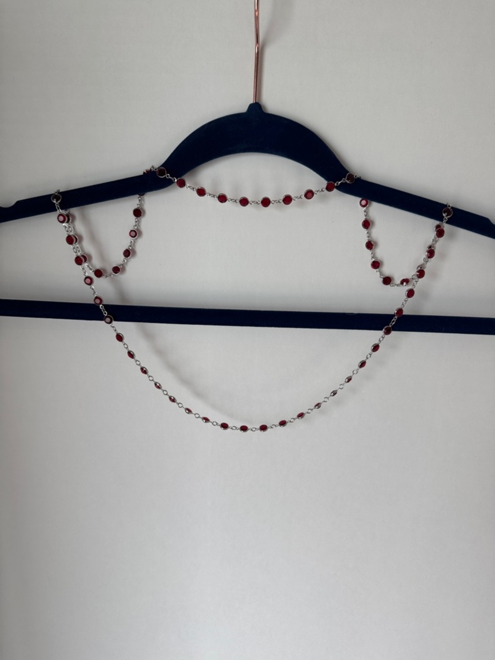 Touchstone by Swarovski- Siam Chantelle RARE HTF Necklace